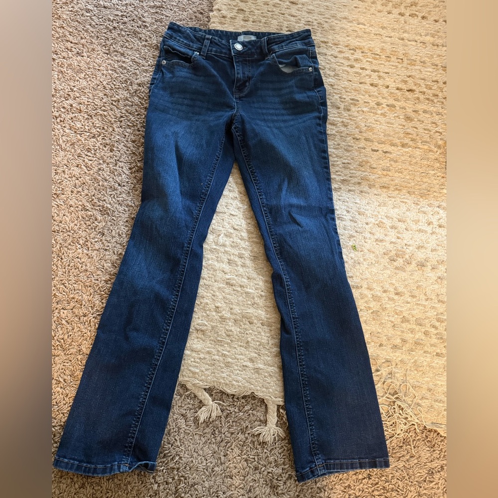 Maurices Dark Blue Boot Cut Jeans